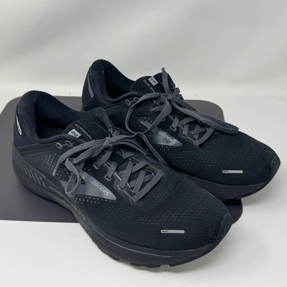 Brooks Adrenaline GTS 22 Mens 11.5 D Triple Black Running Shoes Athletic Sneaker